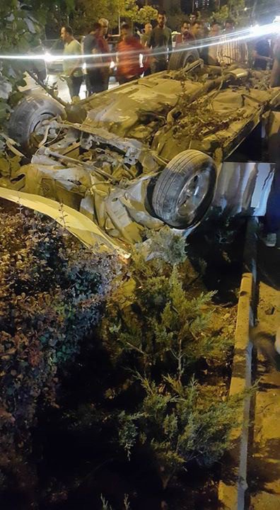 Yayaya çarpan otomobil takla attı: 1 ölü, 3 yaralı
