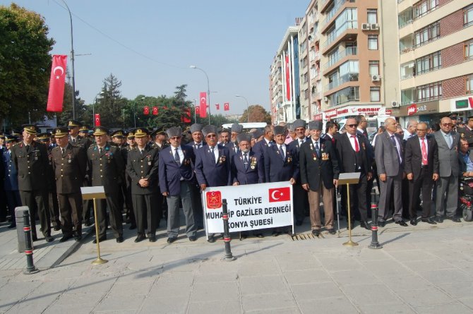 Konya’da 19 Eylül Gaziler Günü dolayısıyla anma programı düzenlendi