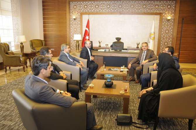İran Kültür Müsteşarı’ndan Rektör Şahin’e ziyaret