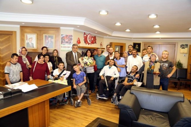 Başkan Özgüven’e teşekkür ziyareti