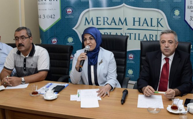 Meram’da halk toplantıları sürüyor