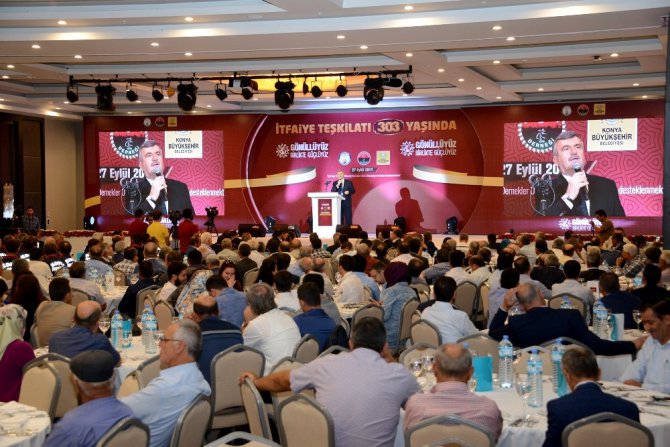 Akyürek: “Konya, gönüllü itfaiyecilik çalışmalarında Türkiye’ye örnek”