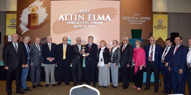 Turizmin Oscar’ı “FİJET Altın Elma” ödülü Konya’nın