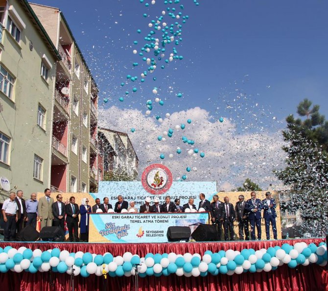 Seydişehir’de eski garaj ticaret ve konut projesinin temeli atıldı