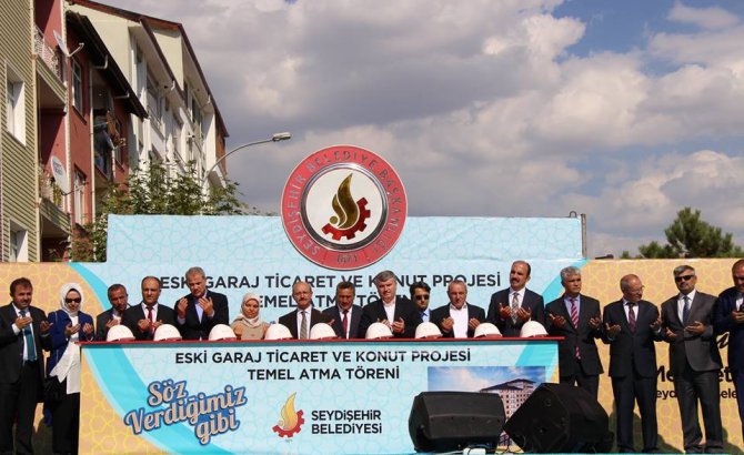 Seydişehir’de eski garaj ticaret ve konut projesinin temeli atıldı