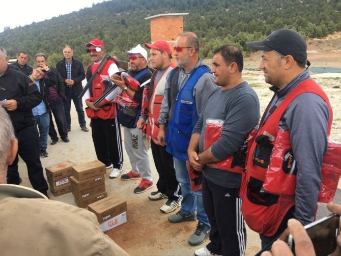 Beyşehir’de trap atış müsabakaları yapıldı
