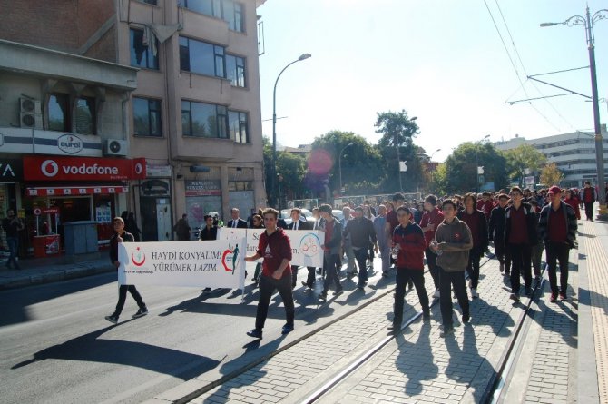 Konya’da "Dünya Yürüyüş Günü" gerçekleşti