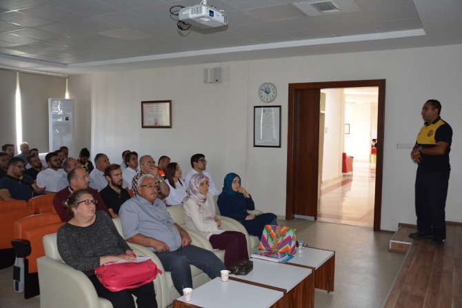 Selçuk Tıp’ta yangın tatbikatı