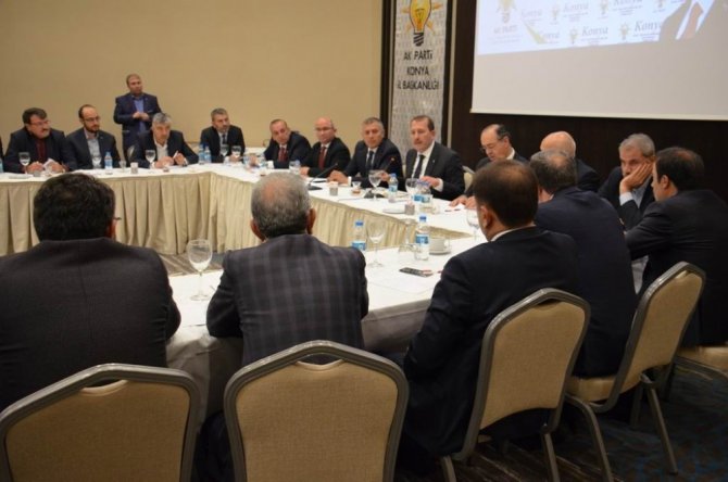 Ak Parti Konya İl Teşkilatı’ndan meslek odaları ve STK buluşmaları