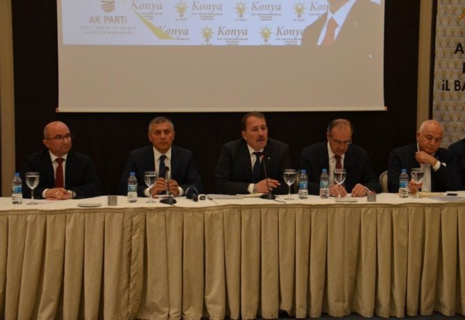 Ak Parti Konya İl Teşkilatı’ndan meslek odaları ve STK buluşmaları