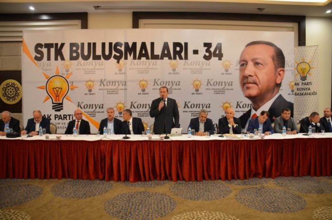 Ak Parti Konya İl Teşkilatı’ndan meslek odaları ve STK buluşmaları