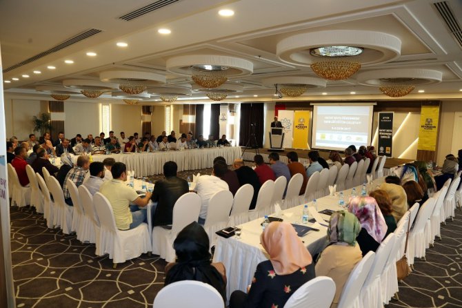 KOMEK ile İl Milli Eğitim Müdürlüğü arasında eğitim çalıştayı yapıldı