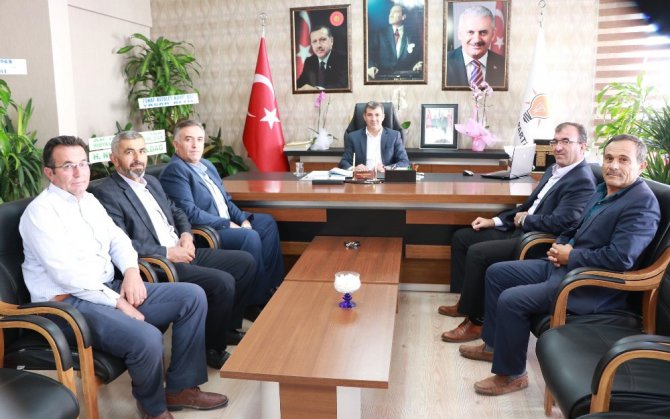 Damızlık Birliği Başkanı Kayan AK Parti İl Başkanı Altınsoy ile görüştü