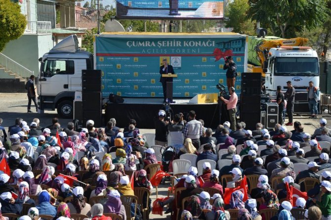 Çumra Şehir Konağı hizmete açıldı