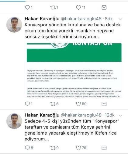 Darp edilen Galatasaraylı taraftar, 