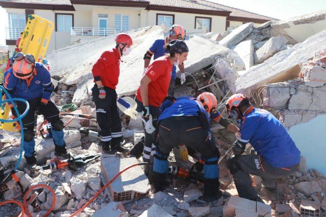 Aksaray’da gerçeği aratmayan tatbikat