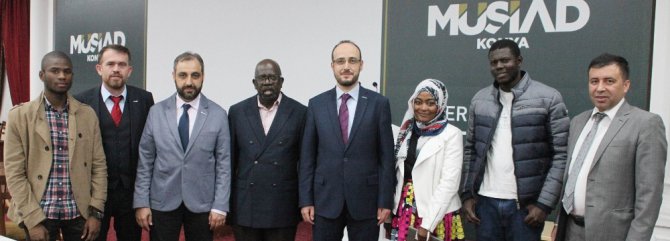 MÜSİAD Konya Şubesi Demokratik Kongo Cumhuriyeti heyetini ağırladı