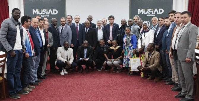 MÜSİAD Konya Şubesi Demokratik Kongo Cumhuriyeti heyetini ağırladı