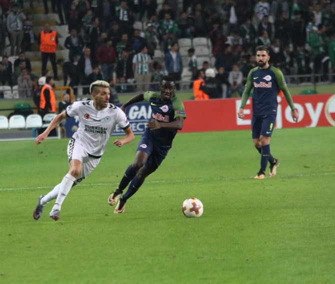 UEFA Avrupa Ligi: Atiker Konyaspor: 0 - Salzburg: 2 (Maç sonucu)