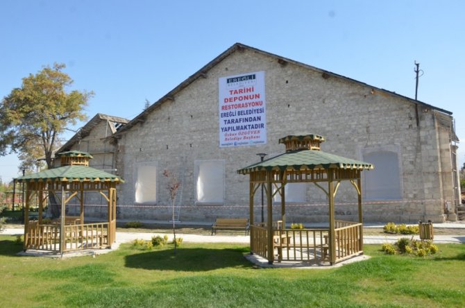 Ereğli’de tarihi depo günyüzüne çıkıyor