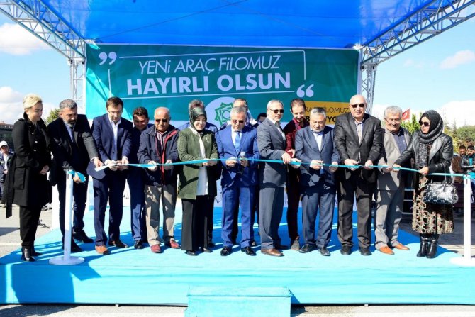 Meram’a 20 milyonluk 70 araç ve iş makinesi