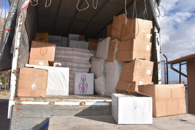 Aksaray’da 105 bin 650 paket kaçak sigara ele geçirildi