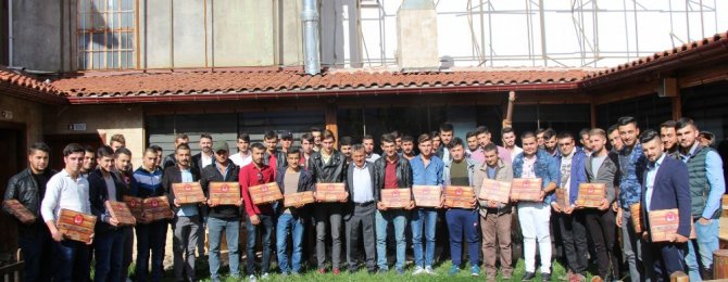 Başkan Tutal 97/4 tertip asker adaylarıyla bir araya geldi