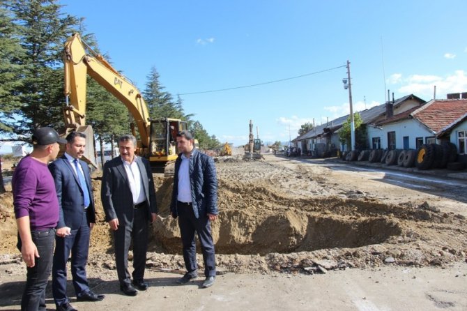 Seydişehir’de makine parkı hizmet binası yapımına başlandı