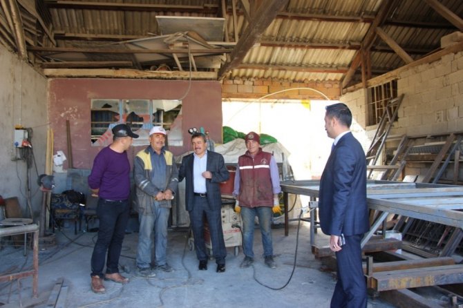 Seydişehir’de makine parkı hizmet binası yapımına başlandı
