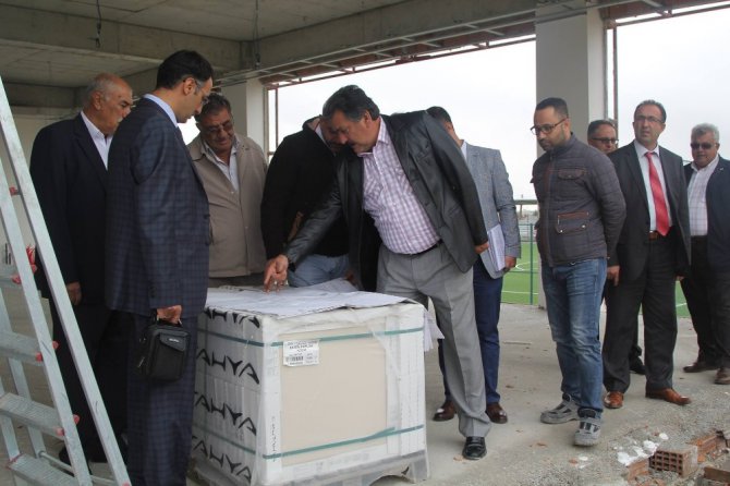 Başkan Kale, ilçedeki yatırımları inceledi