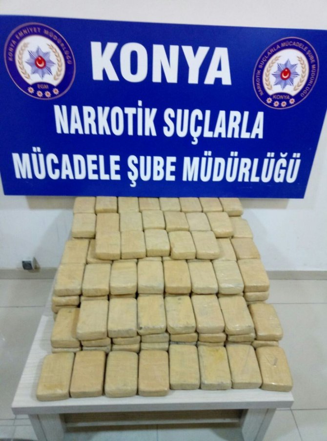 Otomobilde 89 kilogram eroin yakalandı