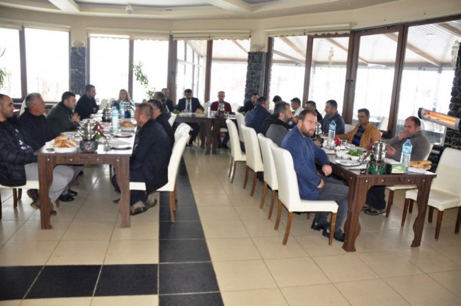 Seydişehir Esnaf ve Sanatlar Odası Başkan adayı Gedik basın mensuplarıyla buluştu
