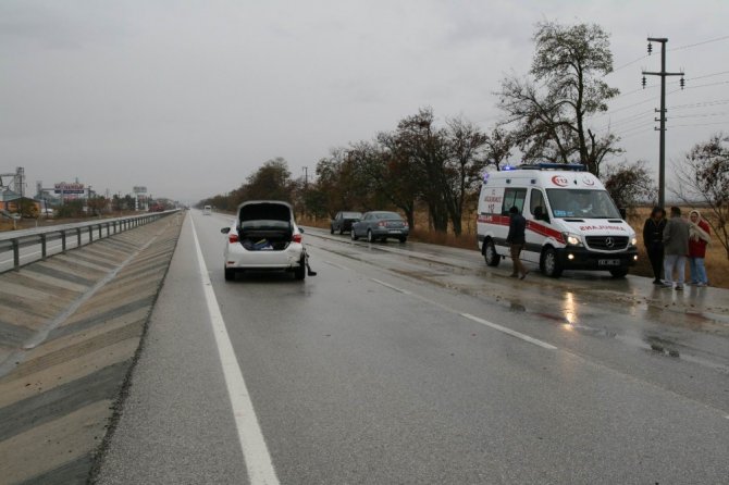 Kulu’da iki otomobil çarpıştı: 2 yaralı