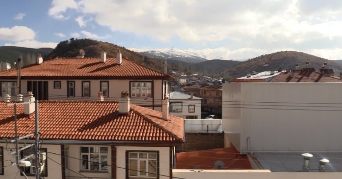 Derbent Aladağ beyaza büründü