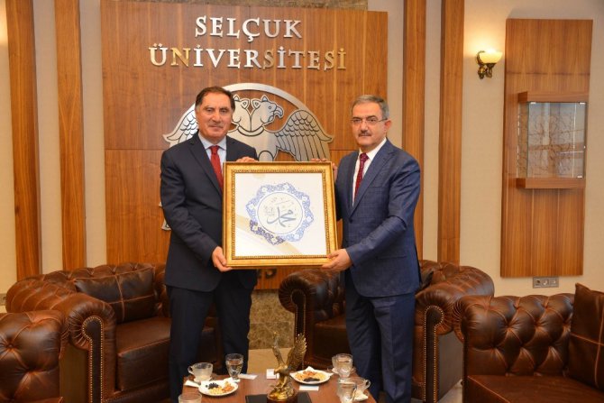 Kamu Başdenetçisi Malkoç’tan Rektör Şahin’e ziyaret