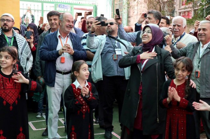 Filistinli miniklerin Erdoğan sevgisi