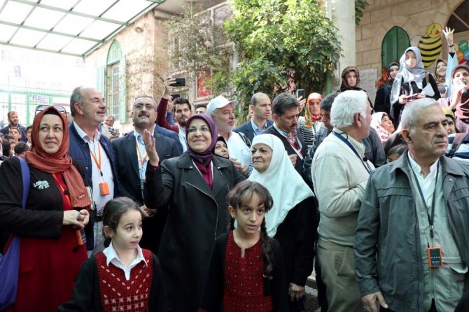 Filistinli miniklerin Erdoğan sevgisi
