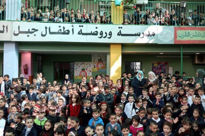 Filistinli miniklerin Erdoğan sevgisi