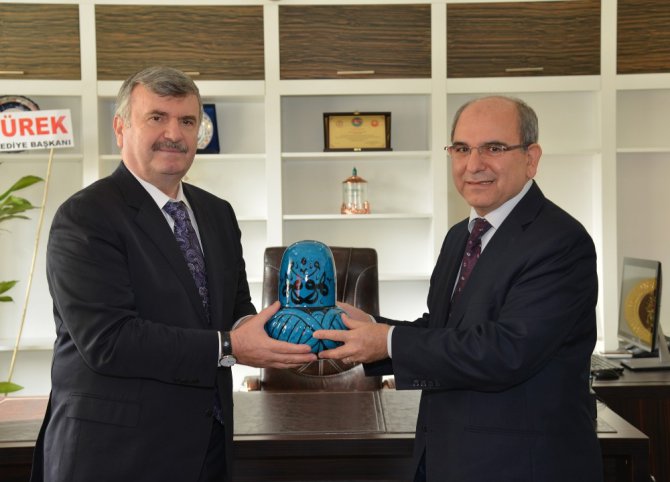 Başkan Akyürek’ten İl Sağlık Müdürü Koç’a ziyaret