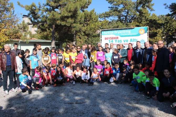 Beyşehir’de oryantiring yarışları heyecanı