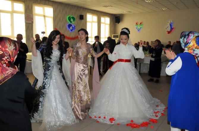 Çinli geline dini nikah ve Türk usulü düğün