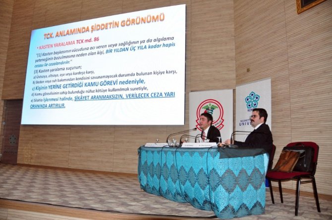 NEÜ’de sağlıkta şiddet konuşuldu