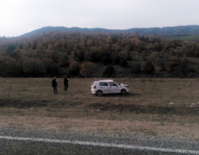 Konya’da otomobil devrildi: 1 ölü