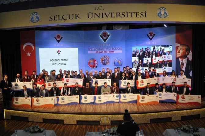 Üniversite Proje Yarışmaları’nda Selçuk Üniversitesi’ne birincilik ödülü