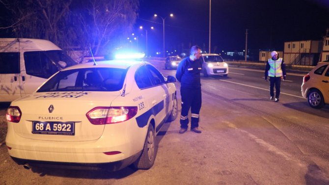 Aksaray’da polis 24 saat uygulamada