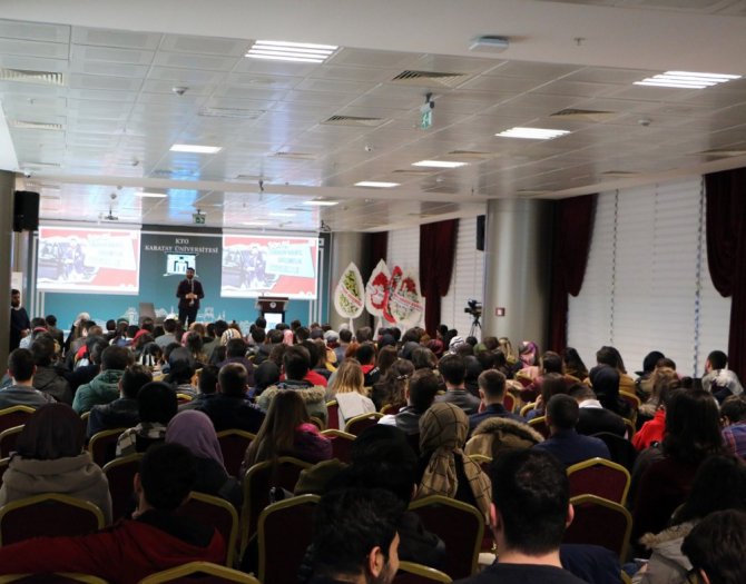 Erbakan Malkoç, KTO Karataylılarla söyleşide bir araya geldi