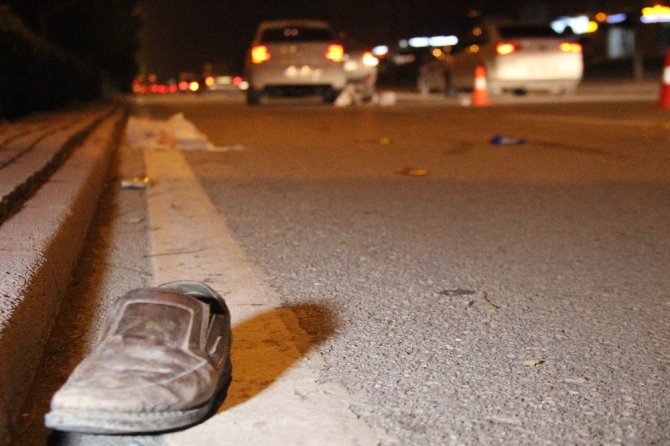 Otomobilin çarptığı bisikletli hayatını kaybetti