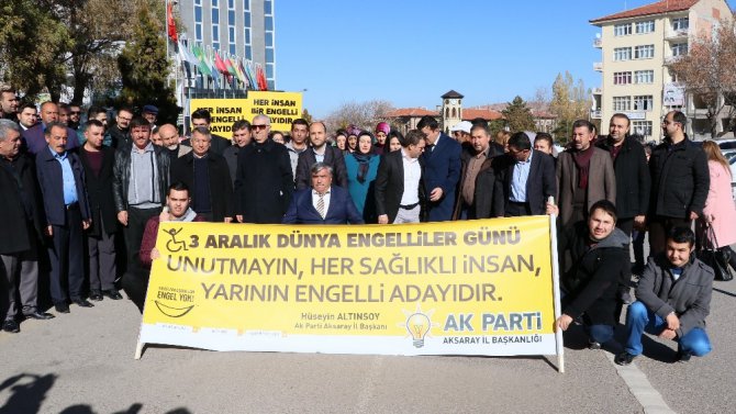 Aksaray’da engelliler yürüdü