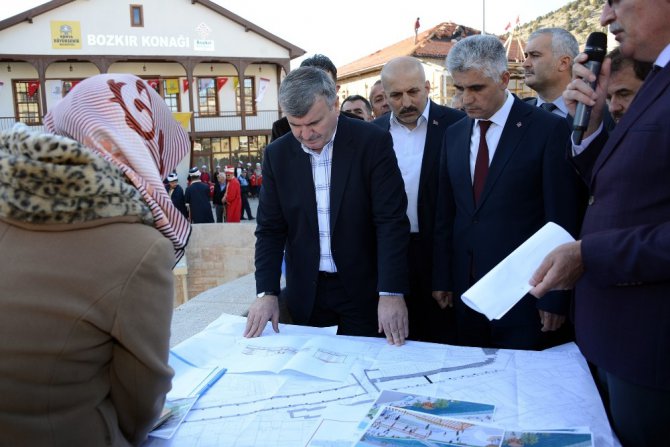 (Güncelleme) Başkan Akyürek, Bozkır yatırımlarını inceledi