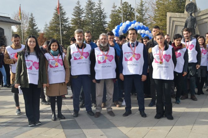 Konya’da, ‘Kalbim tekrar sevecek’ yürüyüşü